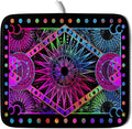 Purple Absorbent Dish Drying Mat Sun and Moon Microfiber Drying Pad by Giwawa