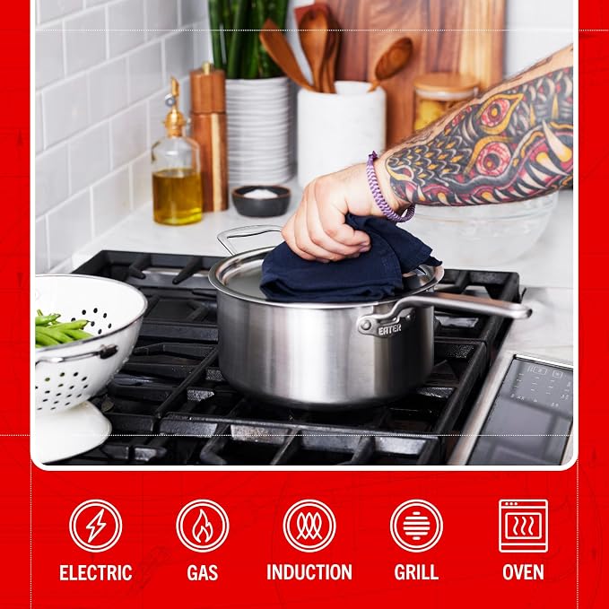 Heritage Steel x Eater 4 Quart Saucepan - Image 5