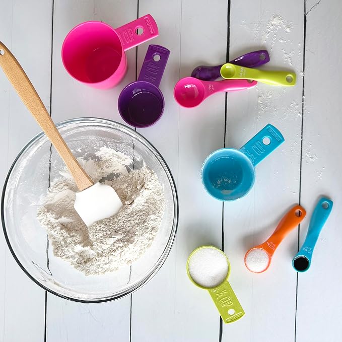 R&M International Colorful Measuring Spoons, 5-Piece Set - Image 3