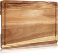XL Cutting Board, 18x12 Large Acacia Wooden Cutting Board by GAOMON