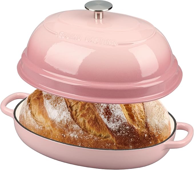 EDGING CASTING Enameled Oval Cast Iron Dutch Oven Pot - Image 3