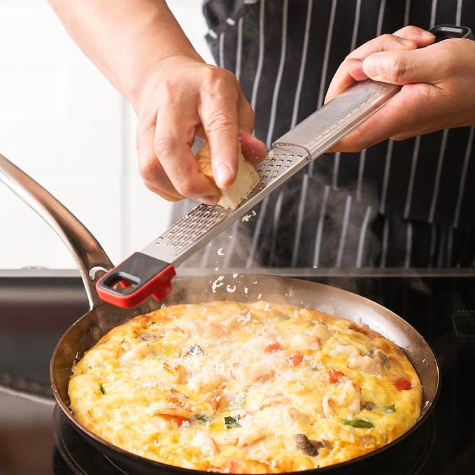 CUISIPRO Surface Glide Technology Stainless Steel Dual Grater, Coarse and Fine - Image 6
