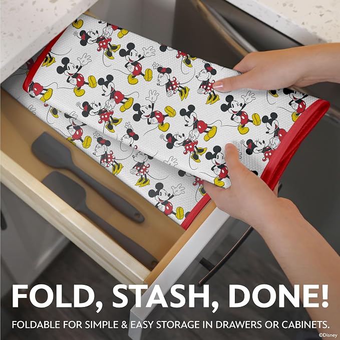 Disney Dish Drying Mats for Kitchen Counter – 16" x 18" Absorbent Kitchen - Image 4