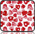 Breling Valentine's Day Dish Drying Mat Valentine Kitchen Dry Mat Absorbent by Breling
