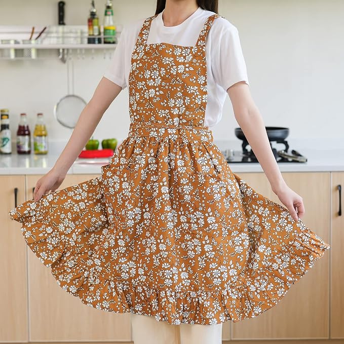 Pinknoke Vintage Pinafore Apron Dress - Image 8