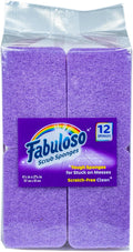 Fabuloso Scratch-Free Kitchen Dish Sponges, Counters and Sinks, Tough on Messes by Fabuloso