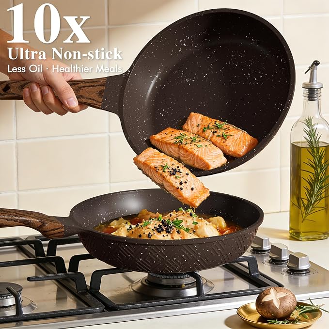 Umite Chef 26PCS Pots and Pans Set Non Stick, Nonstick Cookware Sets, Induction - Image 3