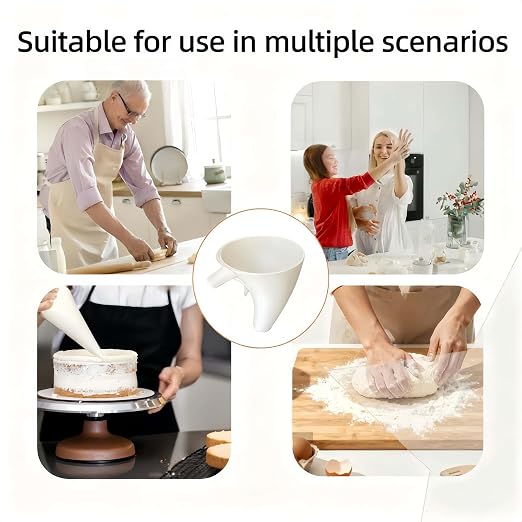 Flour Funnel for KitchenAid Mixer 5 Qt, Anti-Splash Attachment for Tilt-Head - Image 7
