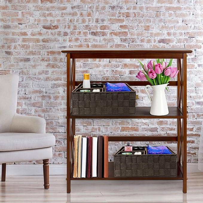 Posprica Woven Storage Baskets for Organizing, Small Baskets Cube Bin Container - Image 8