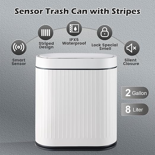 SYNCVIBE Bathroom Sensor Trash Can - Image 5