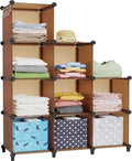 HOMIDEC Closet Organizers and Storage, 9 Cube Storage Organizer Cubes, Portable by DecorateYourHome