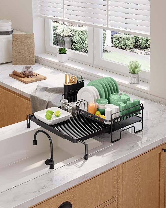 Kitsure Extendable Dish Drying Rack - Image 7
