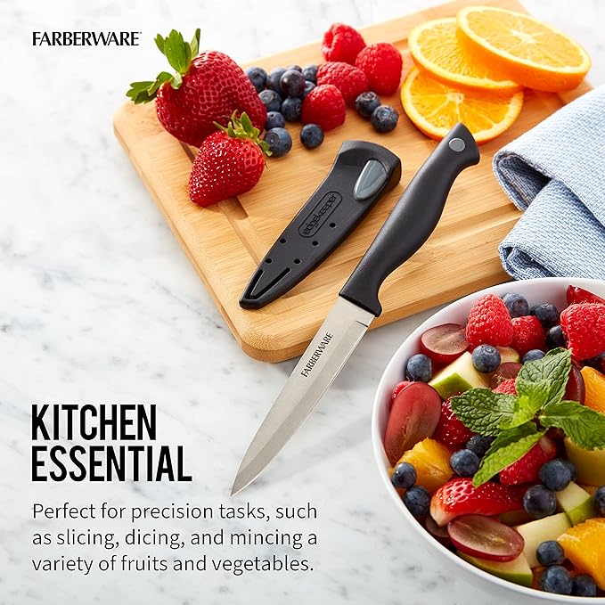 Farberware Edgekeeper 4.5-Inch Fine Edge Utility Knife - Image 6