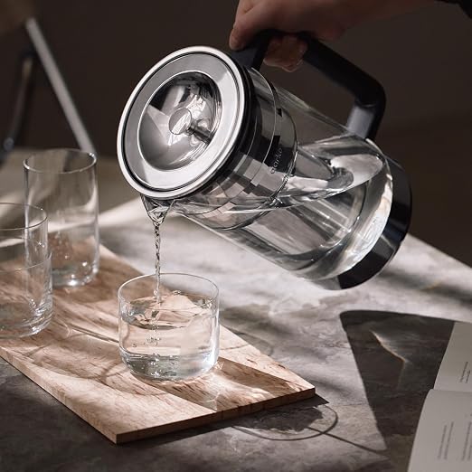 Aarke Purifier - Premium Glass and Stainless Steel Water Filter Pitcher - Image 3