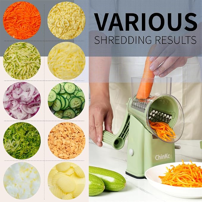 Upgrade Rotary Cheese Grater Shredder - Image 4