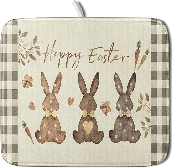Giwawa Happy Easter Dish Drying Mat by Giwawa