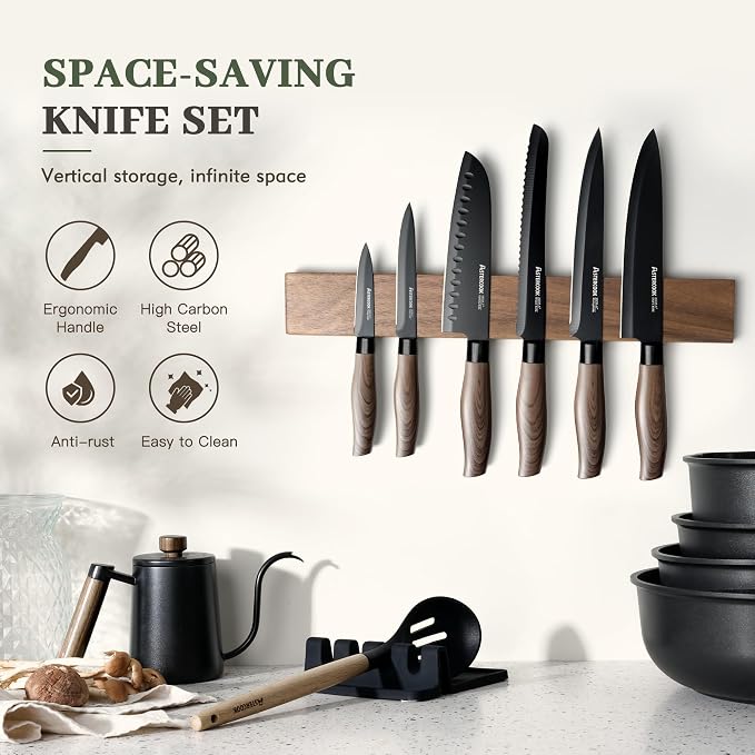 Astercook Knife Set, 13-Piece Kitchen Knives Set - Image 4
