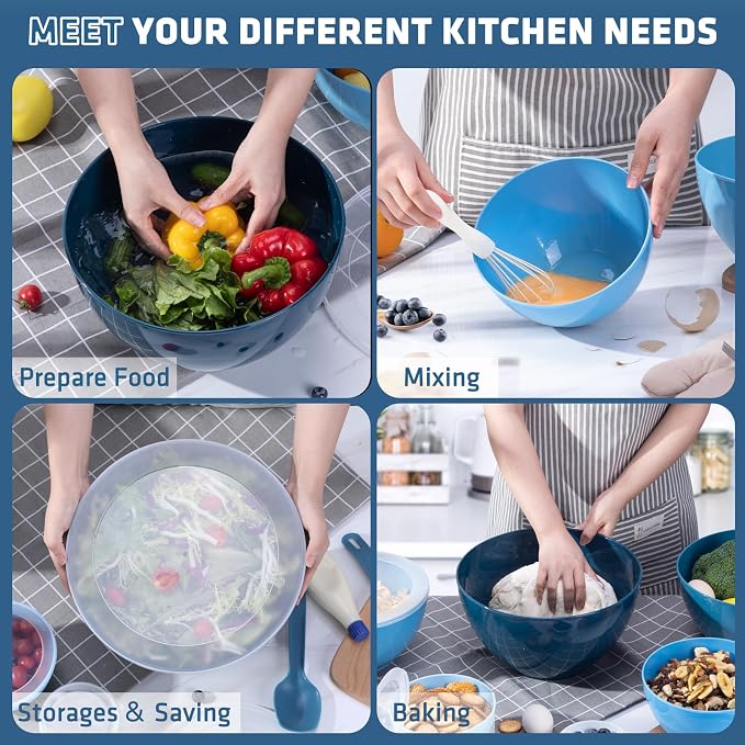LUXEAR 14 Piece Mixing Bowls - Image 5