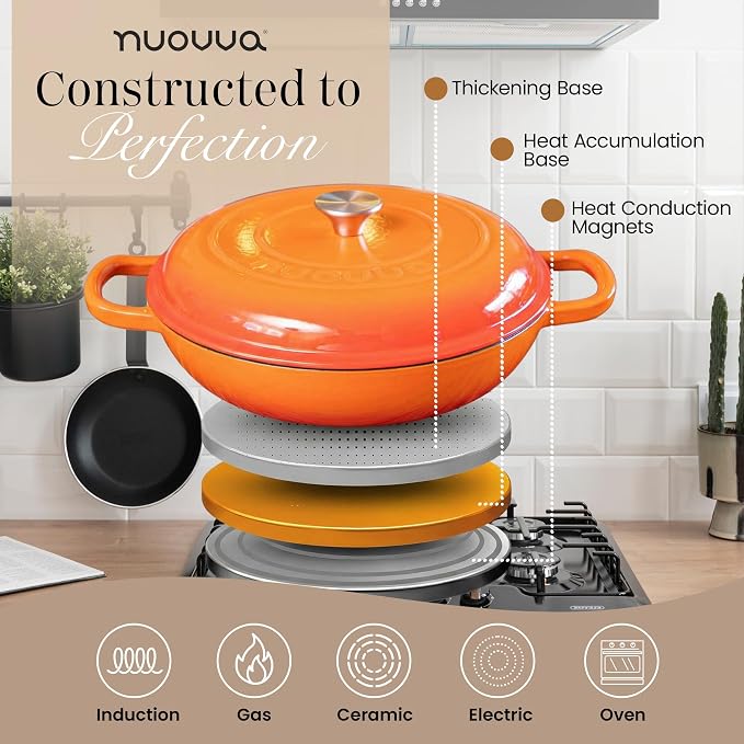Shallow Cast Iron Casserole - Image 8