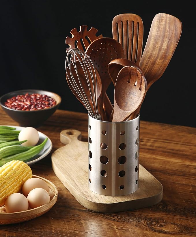Wooden Kitchen Utensils Set - Image 3