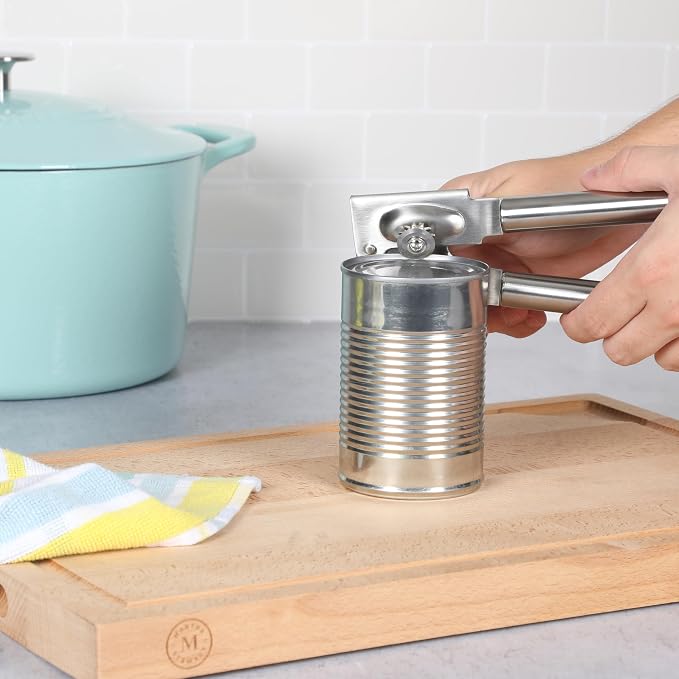 Martha Stewart Sprucedale Stainless Steel Heavy Duty Can Opener – Durable and - Image 3