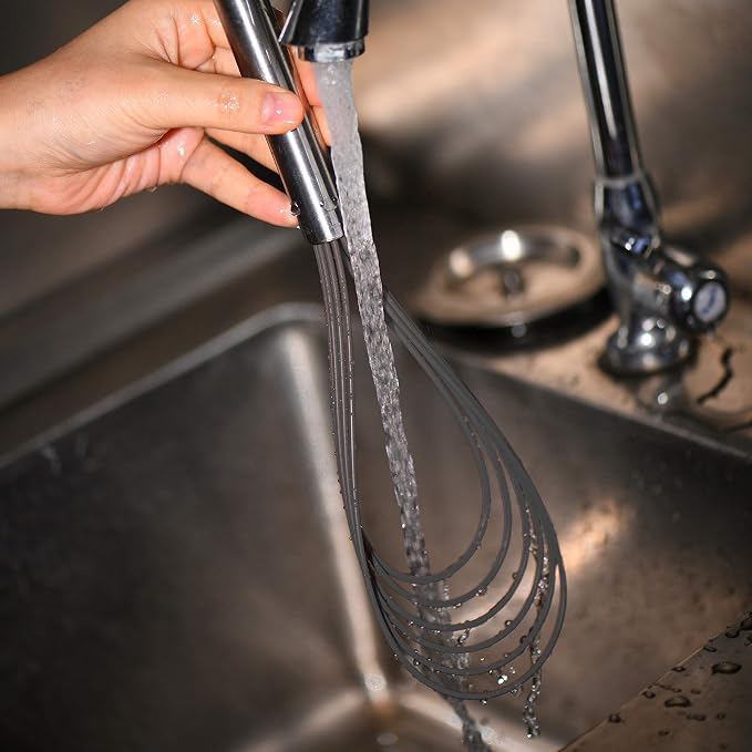 Flat Whisks Stainless Steel, 3 Pack 10''+11''+12'' Set Premium Sturdy-6 - Image 5