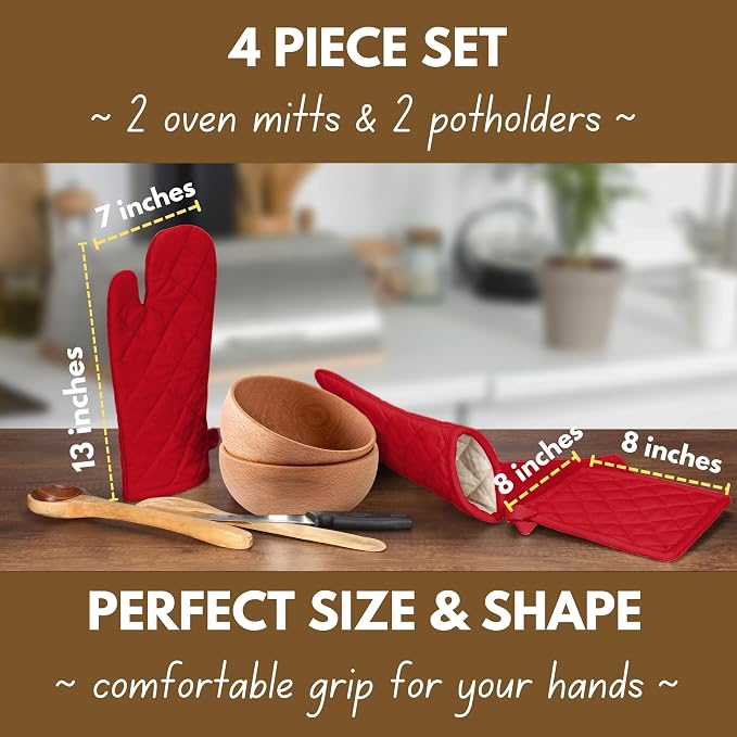 Native Fab Pot Holders and Oven Mitts Sets - Image 3