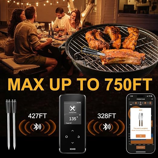 EIHO Wireless Bluetooth Meat Thermometer - Image 3