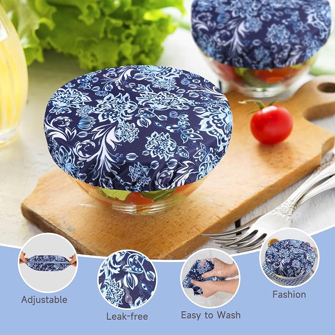 wegreeco Elastic Reusable Bowl Covers - Image 2