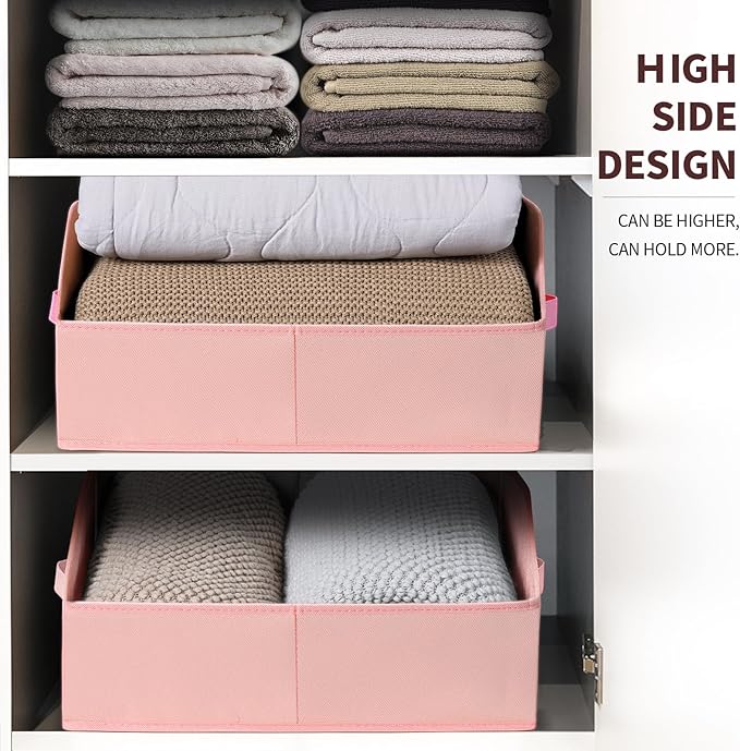 Homsorout Closet Baskets for Shelves Trapezoid - Image 4