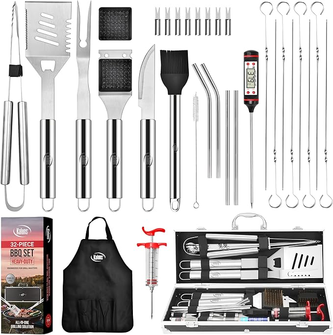 Kaluns 32 Psc Grilling Accessories, Dad Gifts by Kaluns%C2%AE