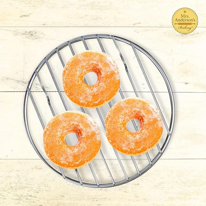 Mrs. Anderson's Baking Professional Round Cooling Rack, Heavy Duty Steel - Image 4
