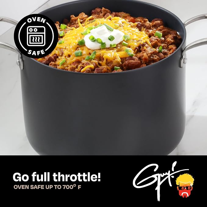 Guy Fieri's Flavortown Laser Titanium 8-Quart Stock Pot - Image 6