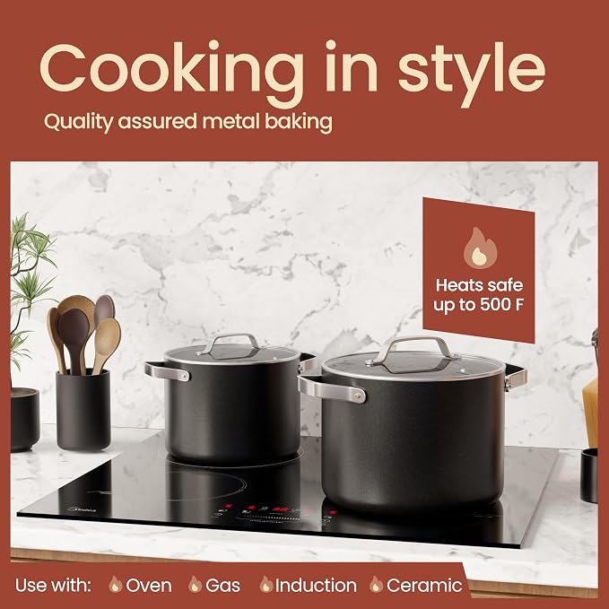 Bakken 8.5 Quart Ceramic Coated Stock Pot - Image 3