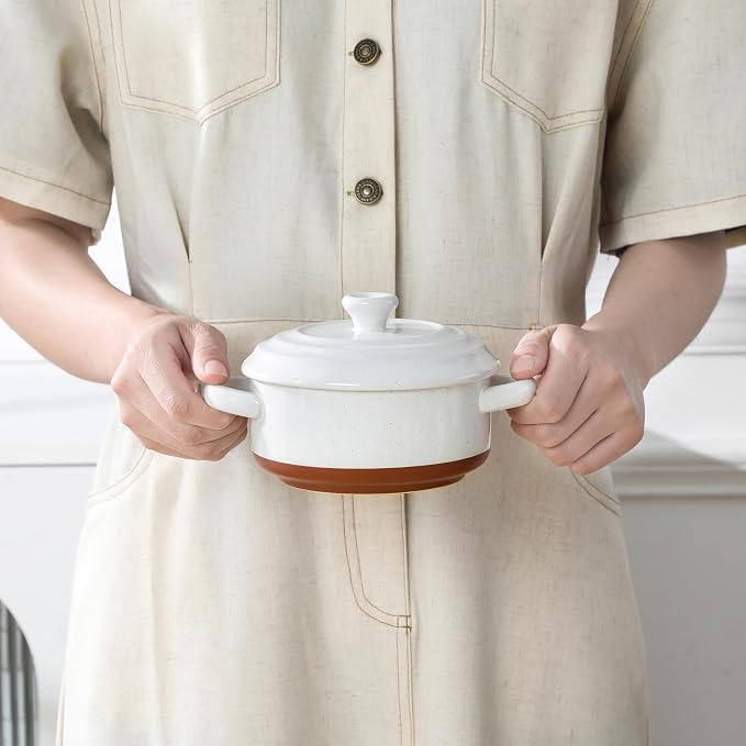 MALACASA Mini Cocotte Set - 12 OZ Small Casserole Dishes - Image 9