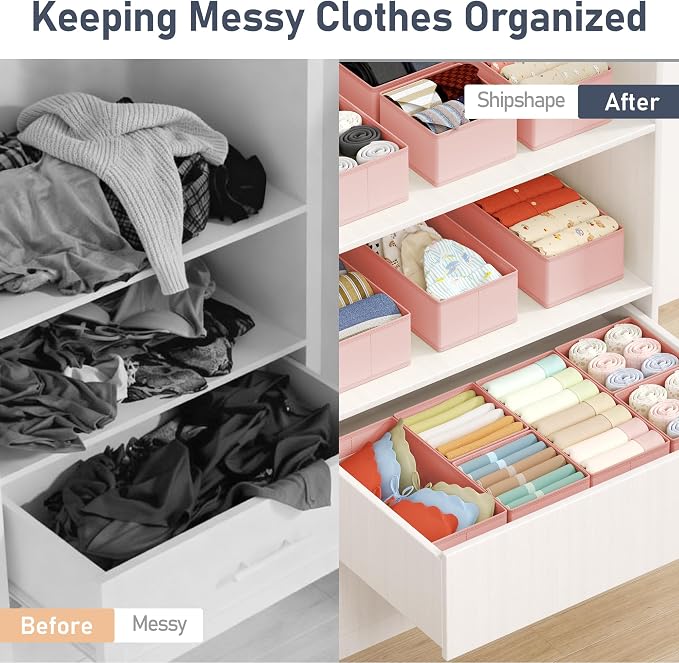 DIMJ Drawer Organizer Clothes Storage - Image 5