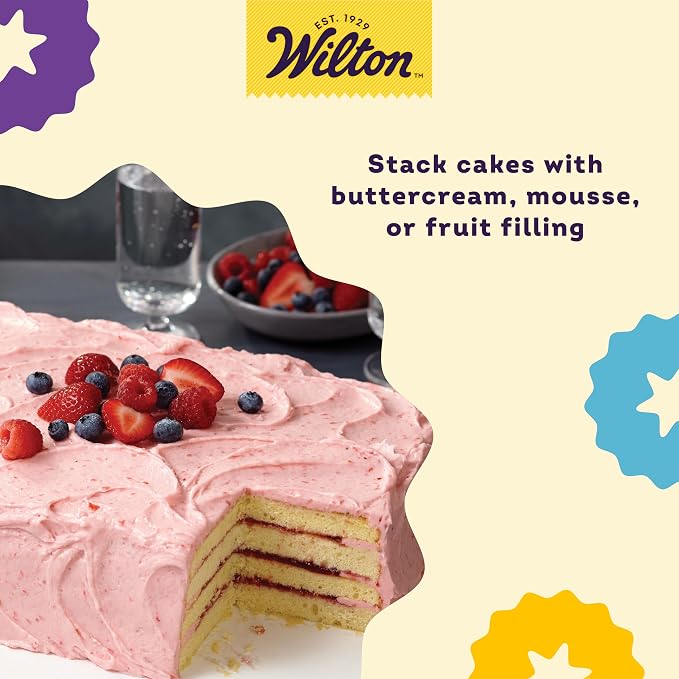 Wilton Easy Layers Sheet Cake Pan, Rectangle Sheet Pan, 2-Piece Baking Sheets - Image 5