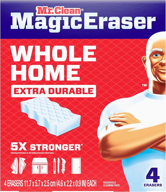 Mr. Clean Magic Eraser Sponge, All Purpose Cleaner, Cleaning Scrubber, Shower - Image 10