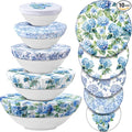Patelai 10 Pcs Bowl Covers Reusable in 5 Size Stretch Cloth Fabric Elastic Food by Patelai