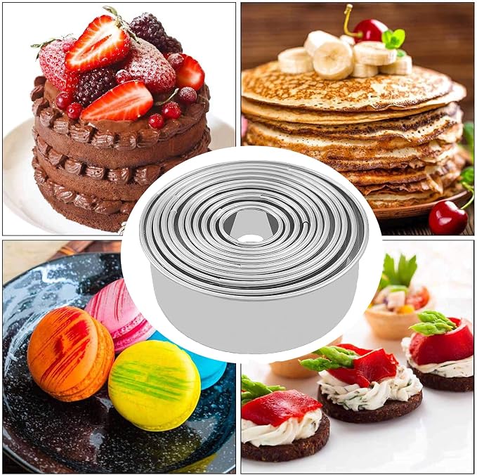 Cookie Cutters - Biscuit Cutters/Stainless Steel Dumpling Cutters/Cake Pastry - Image 5