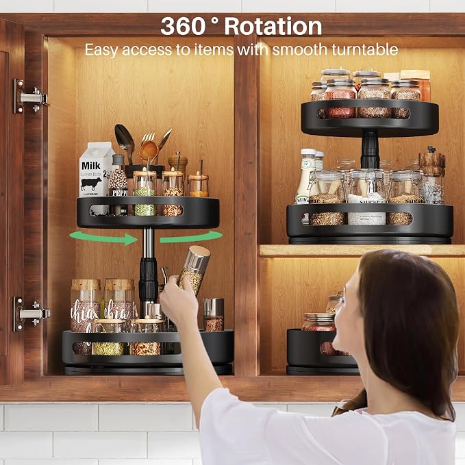 Lazy Susan Organizer Spice Rack - Image 3