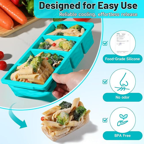 3-Pack Silicone Freezer Trays - Image 2