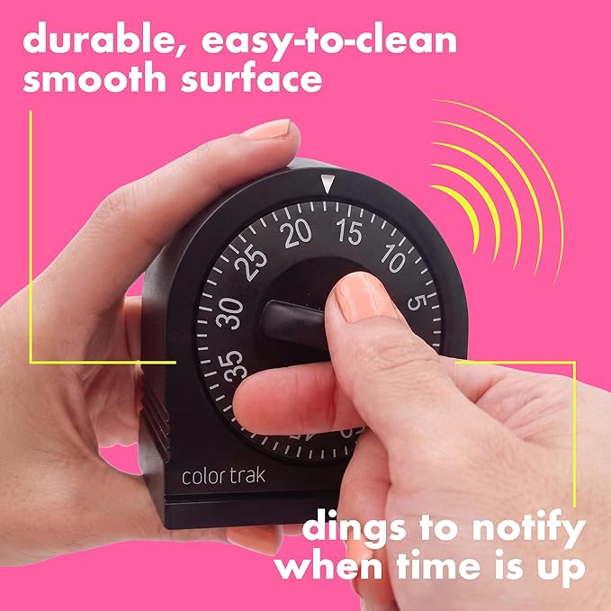 60 Minute Wind Up Timer Visual Mechanical Timer, from 0 to 60 Minutes, - Image 5
