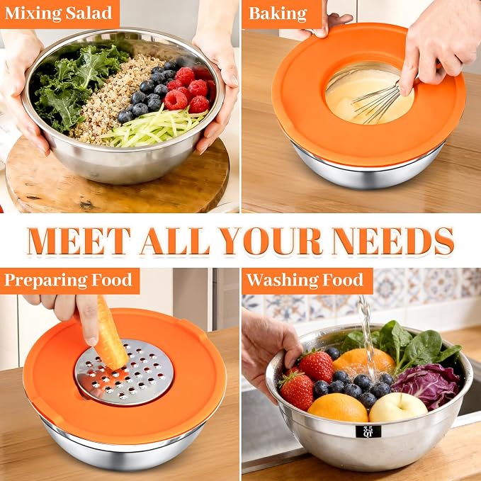 21PCS Mixing Bowls with Lids Set - Image 4