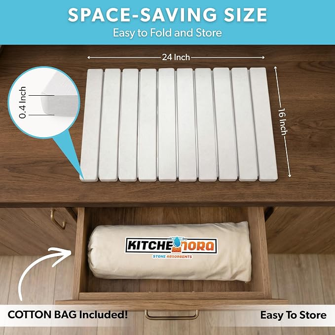 Stone Drying Mat for Kitchen Counter - Image 6