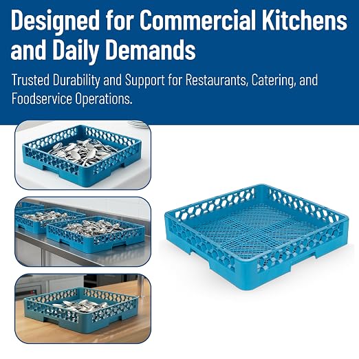 Carlisle FoodService Products Opticlean Flatware Rack Dishwashing Tray - Image 7