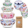 5-Size Reusable Beeswax Bowl Covers by Revahope