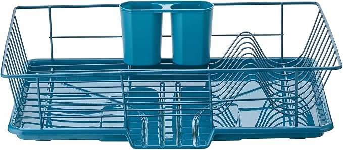 Sweet Home Collection 3 Piece Dish Drainer Rack Set - Image 2