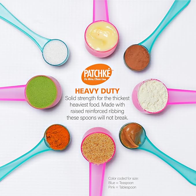 Plastic Measuring Spoons, Fits in Jar, Good - Image 5