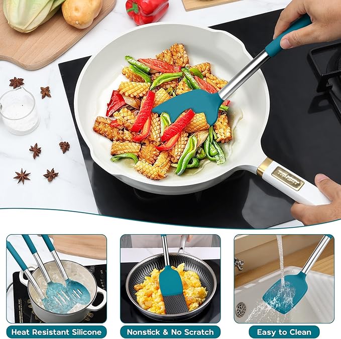 15pcs Kitchen Cooking Utensils Set - Image 5
